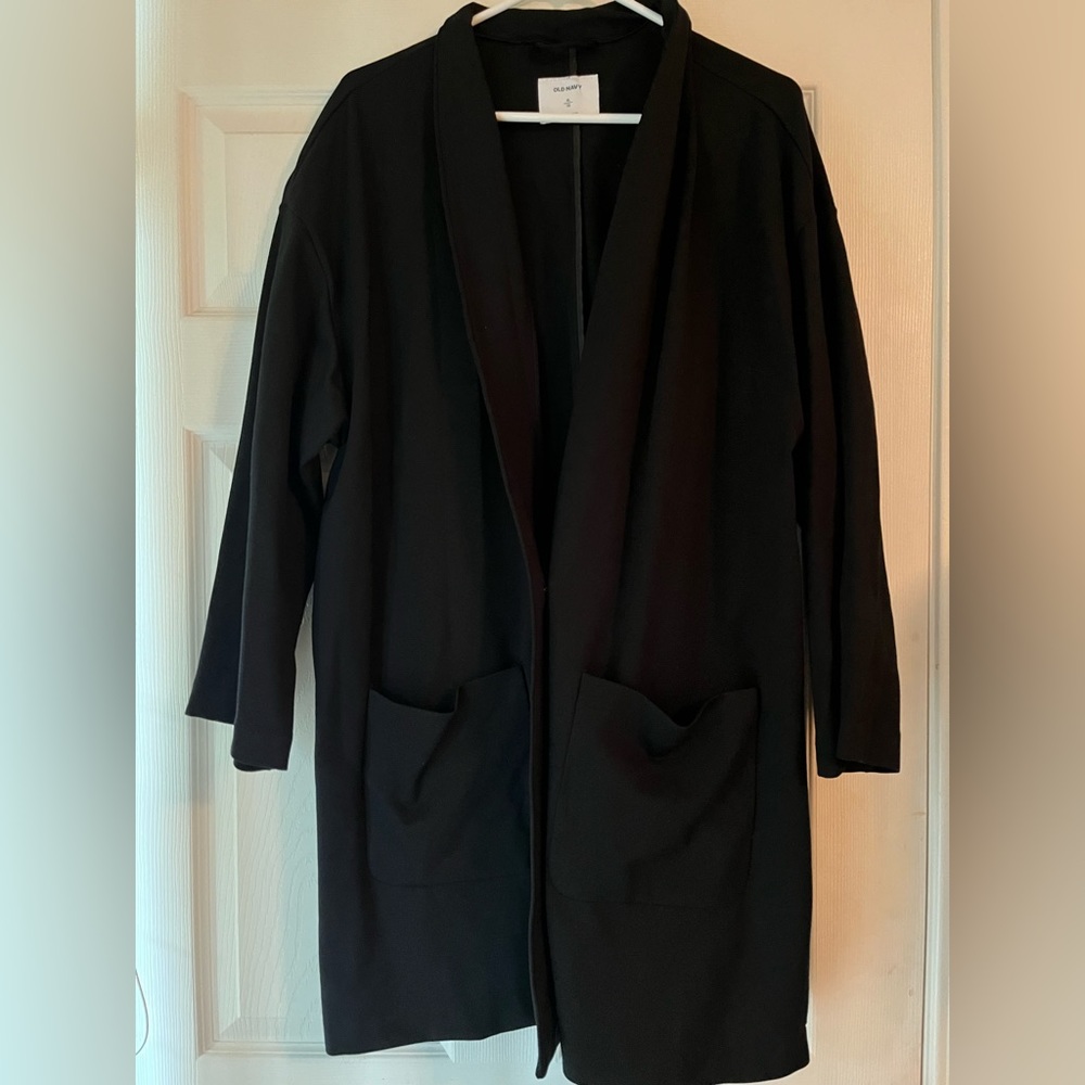 PLUS SIZE. Oversized black oversized blazer, never worn